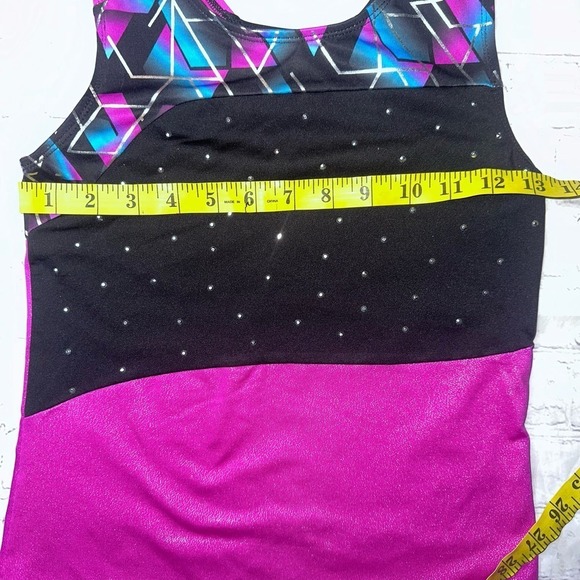 NWOT Girl’s Large (10/12) Danskin Freestyle Dance Gymnastic Tank Top - Picture 6 of 6